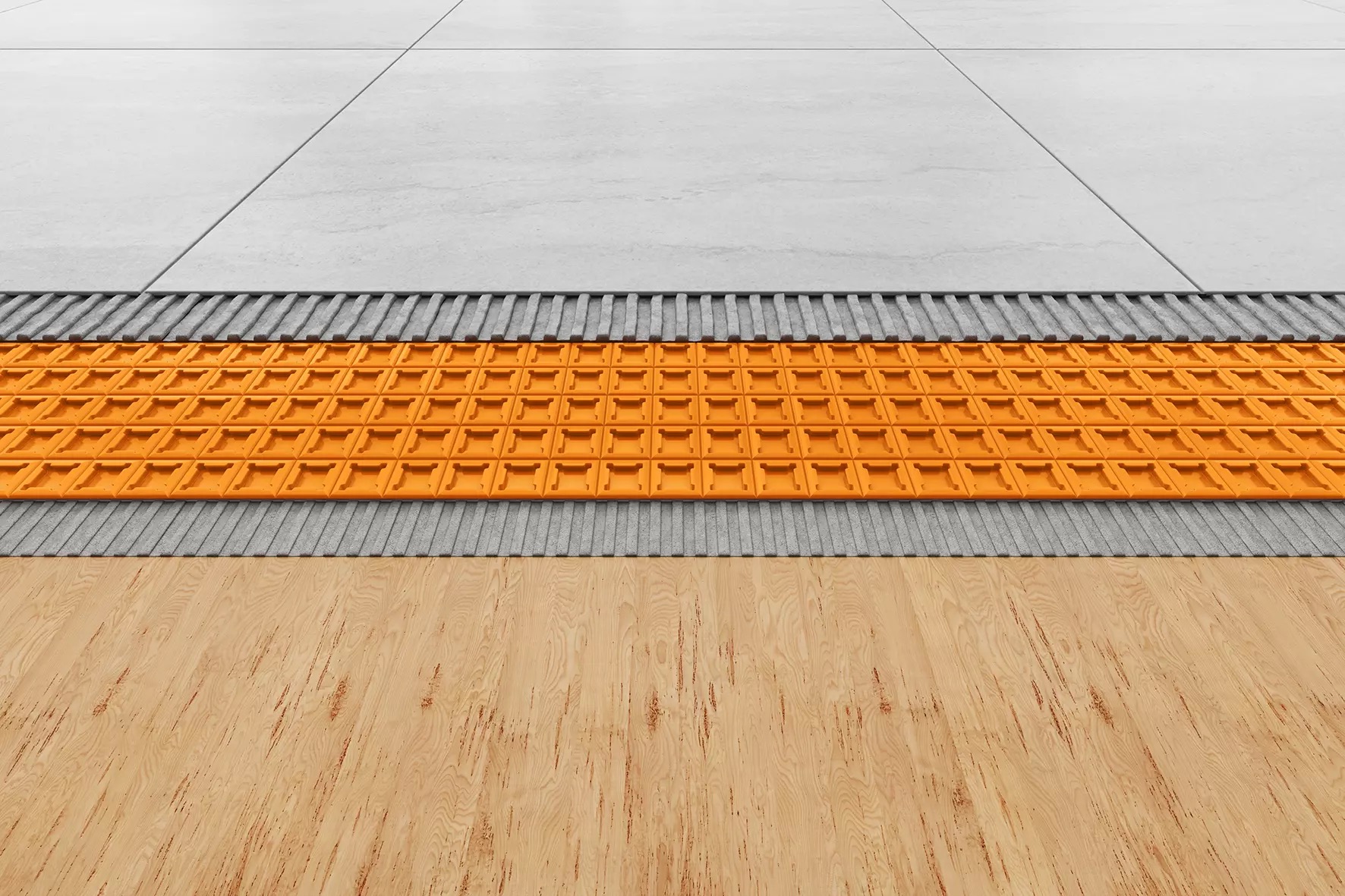 Decoupling membrane installation