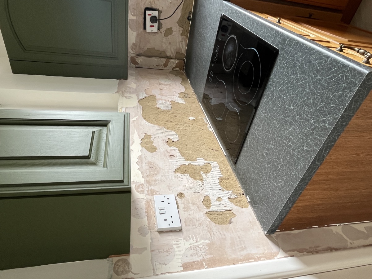 Wall preparation — surface repair
