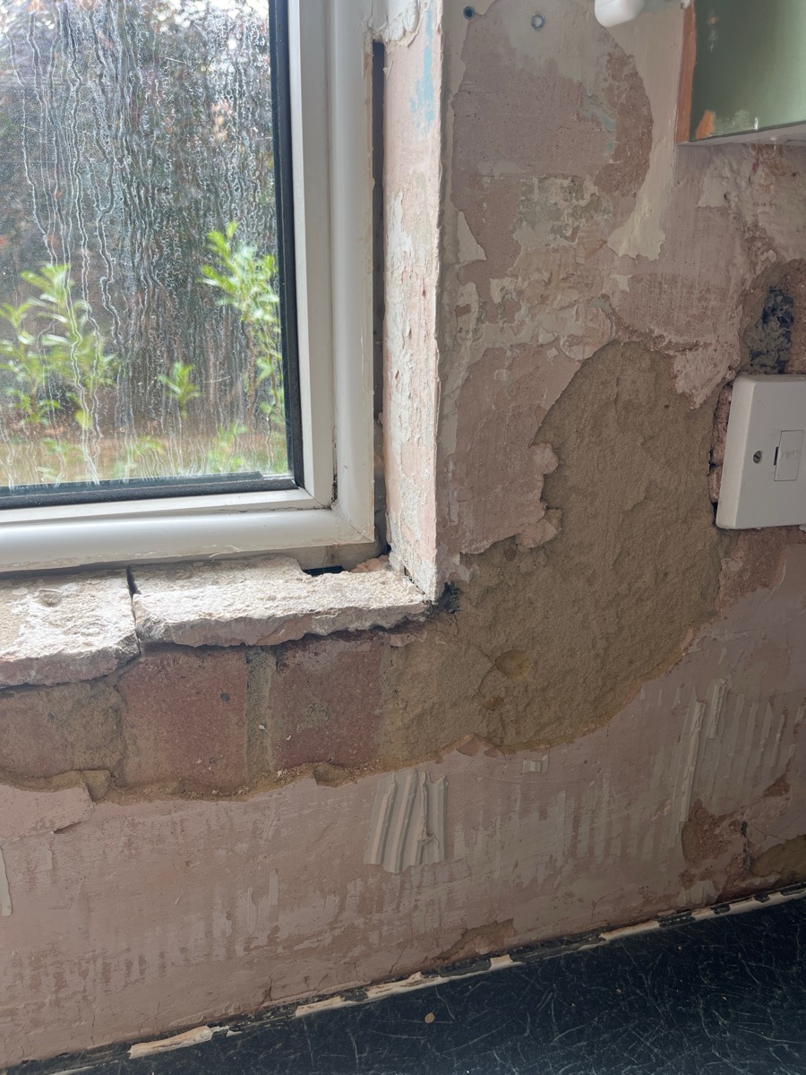 Wall preparation — large format ready surface